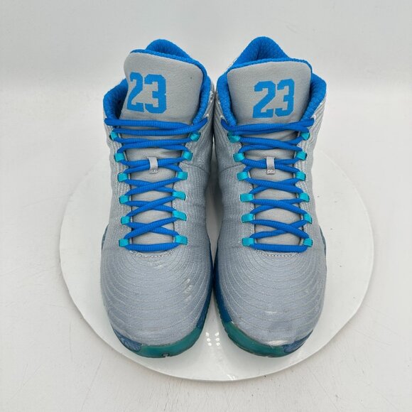 Nike Air Jordan 29 XX9 Playoff Home Men Size 10 749143-104 White Grey Blue Shoes - Picture 3 of 11